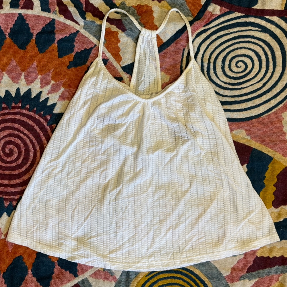 Flowing white cami